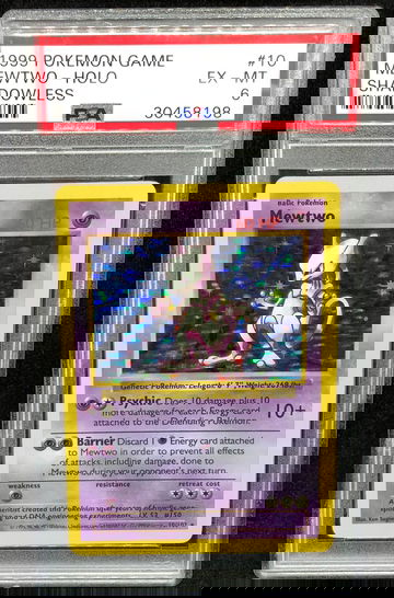 Mewtwo Shadowless Base Set Holo PSA 6