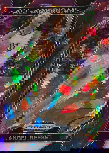 Angel Reese 2024 Panini Prizm Draft RC All-American Purple Ice /149 #6