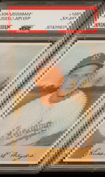 1954 Bowman Russell Meyer #186 PSA 6 [BL-3.32]