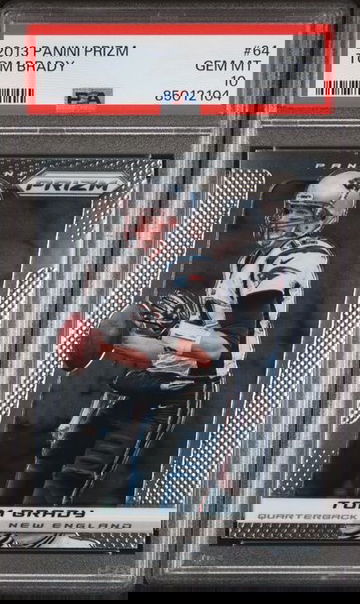Tom Brady 2013 Panini Prizm #64 PSA 10