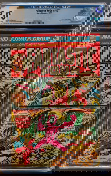 FANTASTIC FOUR #140 CGC 8.0 OW-W - ORIGIN OF ANNIHILUS