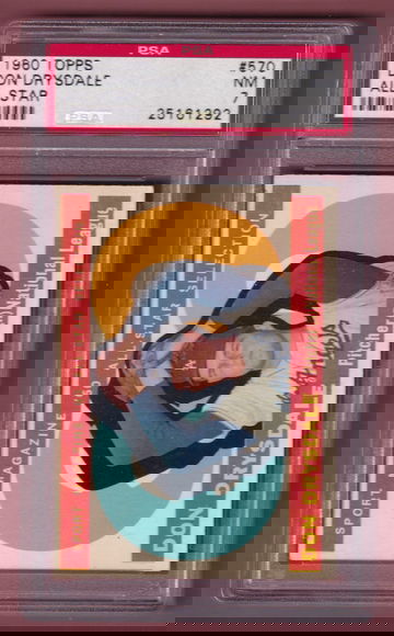 1960 Topps #570 Don Drysdale All Star PSA 7