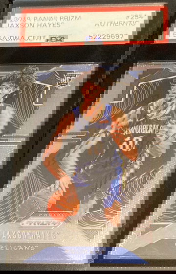 2019 Panini Prizm Jaxson Hayes Authentic Auto