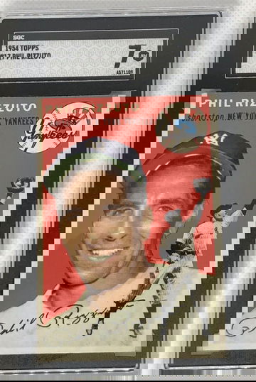 1954 TOPPS Phil Rizzuto #17 SGC 7 NM HOF