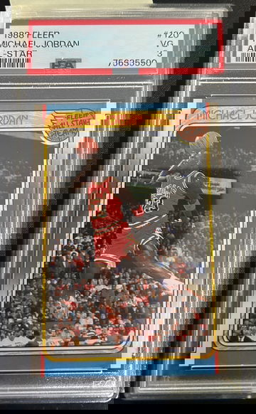 1988 Fleer Michael Jordan All-Star PSA 3