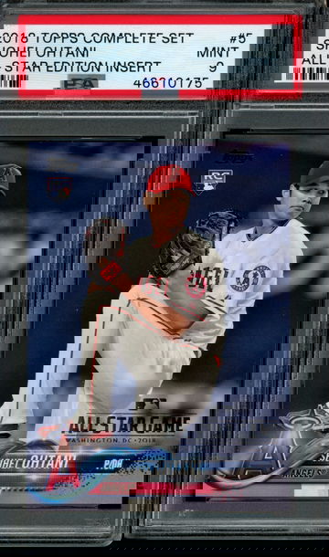 2018 Topps Complete All-Star Edition Insert #5 Shohei Ohtani PSA 9 Mint