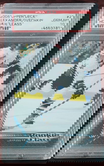 2005-06 Upper Deck ROOKIE CLASS #2 Alex Ovechkin PSA 10 Gem Mint!