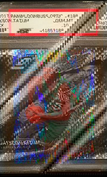 2017 OPTIC SHOCK JAYSON TATUM RC PSA 10
