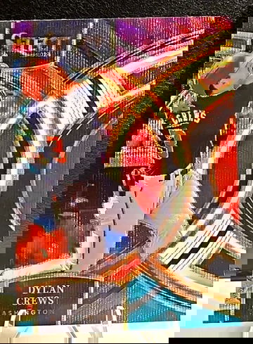 2024 Panini Select Dylan Crews Tri-Color Premier Prizm—Washington Nationals