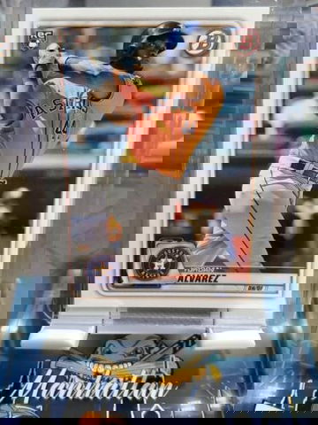 YORDAN ALVAREZ 2020 Bowman Rookie Card RC Logo Houston Astros HR Power ALDS🔥🔥$