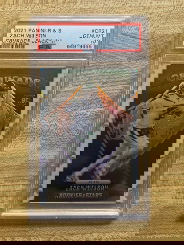 2021 Panini Rookies & Stars Zach Wilson Rookie Card Crusade Black 1/1 PSA 10 Gem Mint 