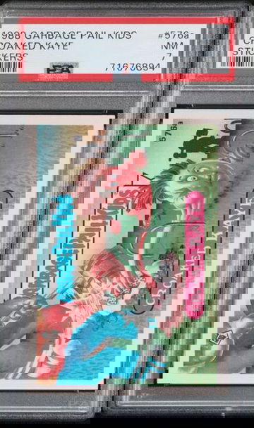 1988 GARBAGE PAIL KIDS GPK #576A CROAKED KAYE PSA 7