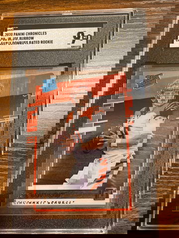 2020 clearly donruss Joe Burrow SGC 9