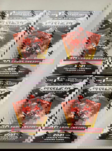 (4) 2021 Prizm Draft Football Blaster Boxes