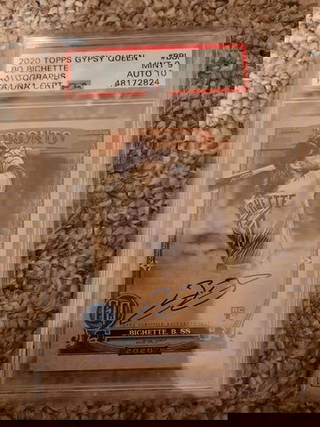 2020 Topps Gypsy Queen Bo Bichette auto PSA 9