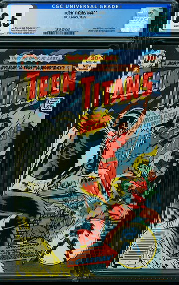 TEEN TITANS #44, CGC 8.5 VF+