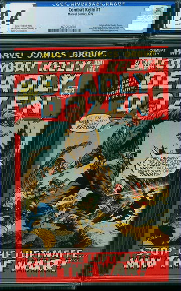 COMBAT KELLY #1, CGC 9.4 NM