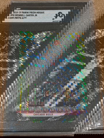 2018-19 Prizm Mosaic 🏀 Wendell Carter Jr Camo Rookie /25 Bulls Magic RC SSP 🔥