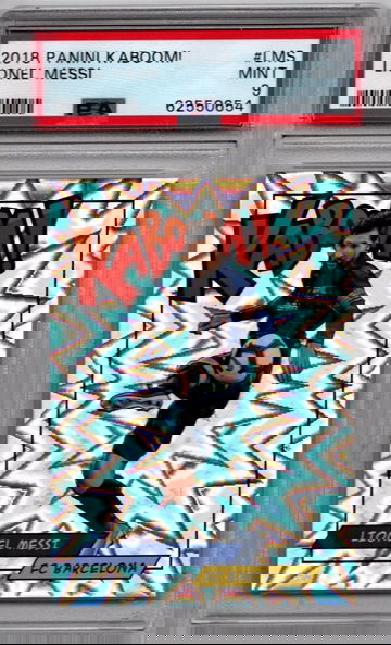 2018 Panini Messi KABOOM  PSA 9.0 Beautiful! Under-graded?