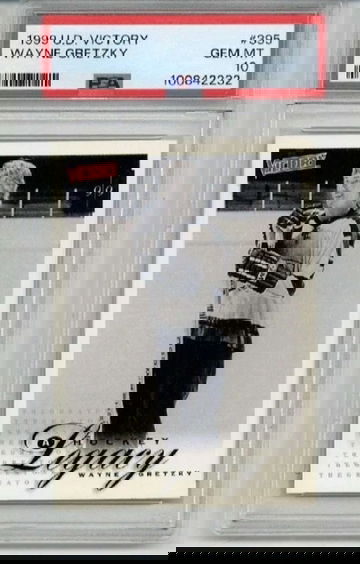 1999 UPPER DECK VICTORY #395 WAYNE GRETZKY CARD OILERS PSA 10 LOW POP