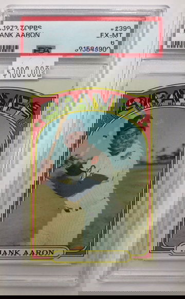 1972 Topps Hank Aaron PSA 6