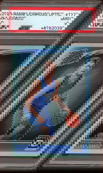 2018 Donruss Optic Holo #177 Luka Doncic RC PSA Mint 9