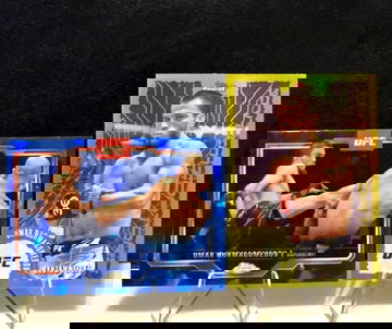 UMAR NURMAGOMEDOV  Intimidators Refractor  2025 Topps Finest  & Chrome Sapphire