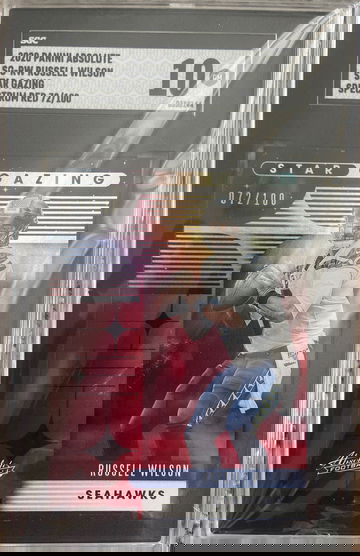 2020 Absolute SG-RW Russell Wilson Star Gazing Spectrum Red 72/100