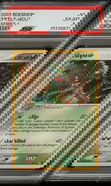 2004 Pokémon POP Series 1 Sceptile #4/17 Holo PSA 6