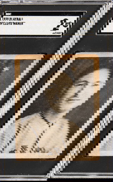 1939 Playball Lloyd Waner SGC 2 HOF! Great CENTERING