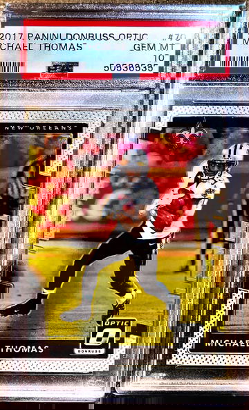 2017 Panini Donruss Optic 70 - Michael Thomas PSA 10 Gem Mint Pop 3