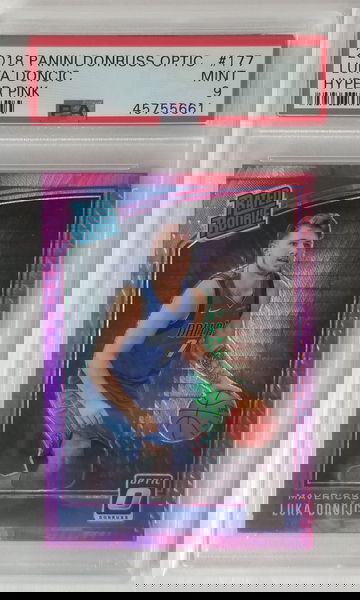 Luka Doncic Optic Pink PSA 9
