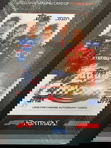 2020 Topps Chrome Formula 1 Hobby Box