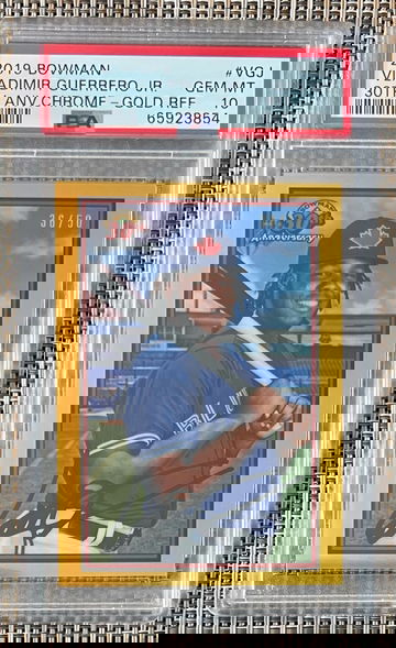 2019 Bowman Chrome Vladimir Guerrero Jr. RC #36/50 30th Anniversary ‘89 Bowman Gold Refractor PSA 10 💎