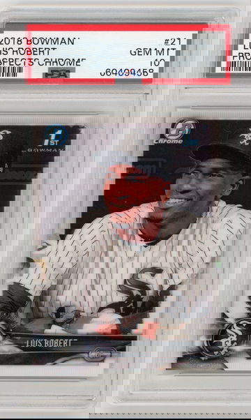 LUIS ROBERT 2018 Bowman Chrome 1st Rc #BCP21 PSA 10 Gem Mint
