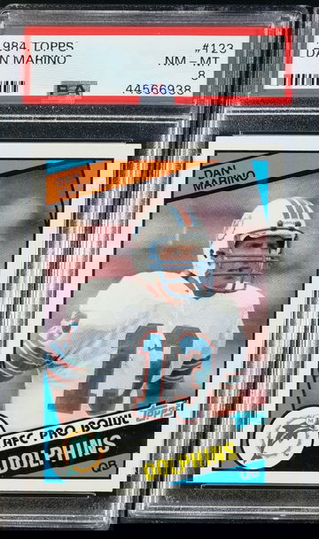 1984 Topps Dan Marino RC PSA 8