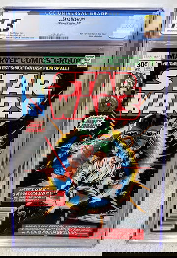 Star Wars #1 (1977) CGC 7.5 - Many 1st Appearances Marvel Comics Key