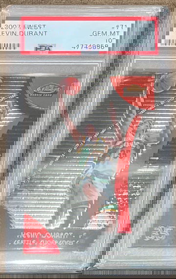 2007 Topps Finest Kevin Durant RC