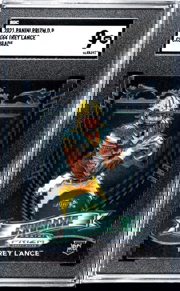 2021 Panini Prizm DP Crusade Trey Lance #164 RC SGC 9