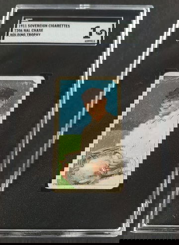 T206 Hal Chase with Trophy Sovereign 460 - SGC 1