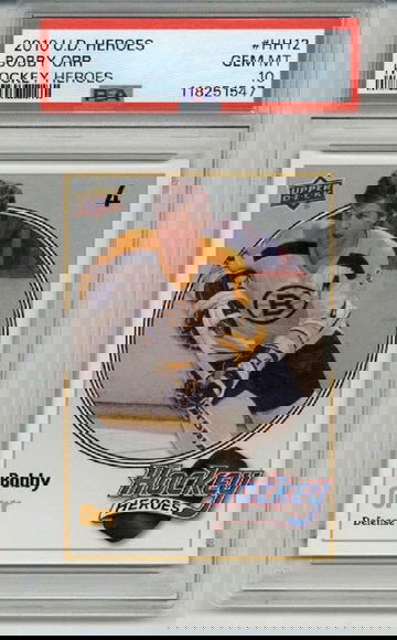 2010 UPPER DECK HEROES HOCKEY HEROES BOBBY ORR CARD BRUINS PSA 10 LOW POP