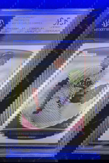 2013 Bowman Prospects #BP100 Carlos Correa BGS 9.5