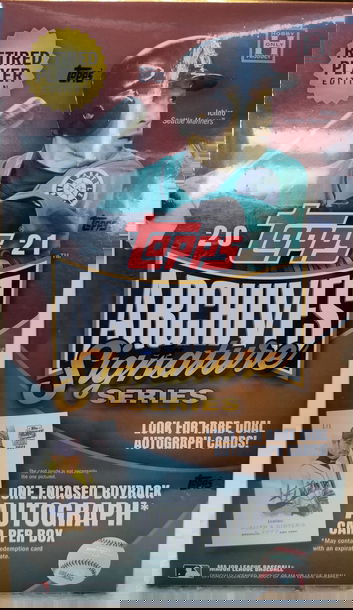 2021 Topps Archives Signature Series Factory Sealed Box 1 Encased Auto Per RPE Retired Player Edition Loaded with 1/1's