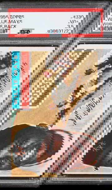 1956 Topps Willie Mays PSA Grade 3.5