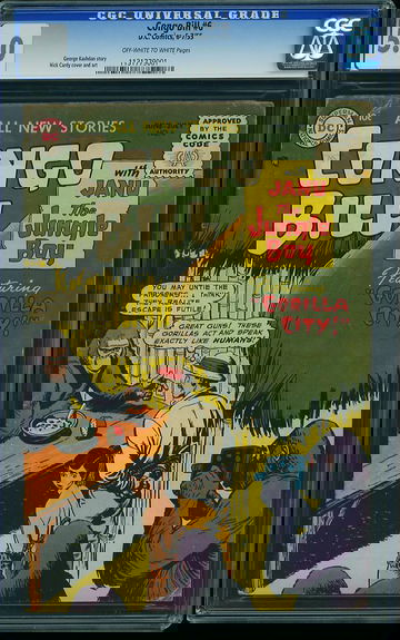 CONGO BILL #6, CGC 5.0 VGF - 1st appearance of Gorilla City!