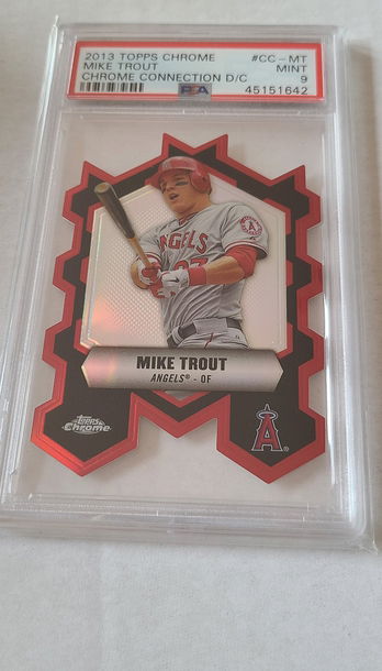 2013 Mike Trout Connections Die Cut PSA 9