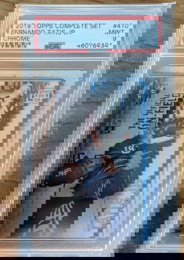 2019 Topps Complete Set Chrome Fernando Tatis Jr. PSA 9 Mint