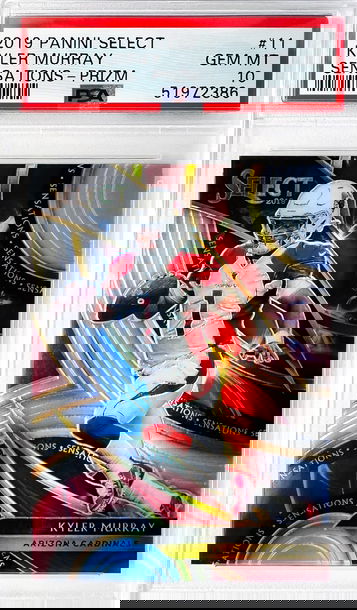 ⭐️ 2019 KYLER MURRAY SELECT PRIZM SILVER PSA 10 RC🔥📈 