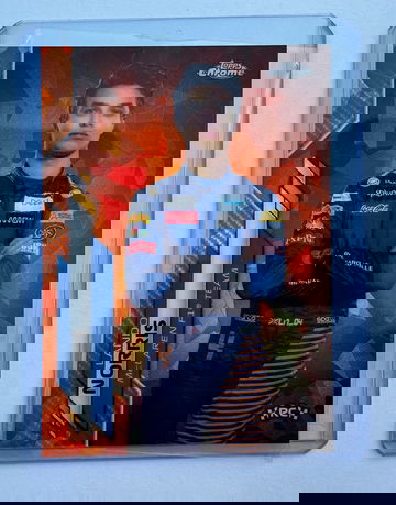 2020 Topps Chrome Formula 1 F1 Sapphire Orange #7 Lando Norris RC 7/25