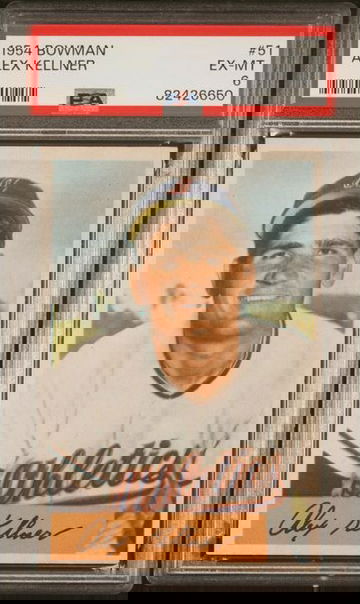 1954 Bowman Alex Kellner #51 PSA 6 [BL-3.36]